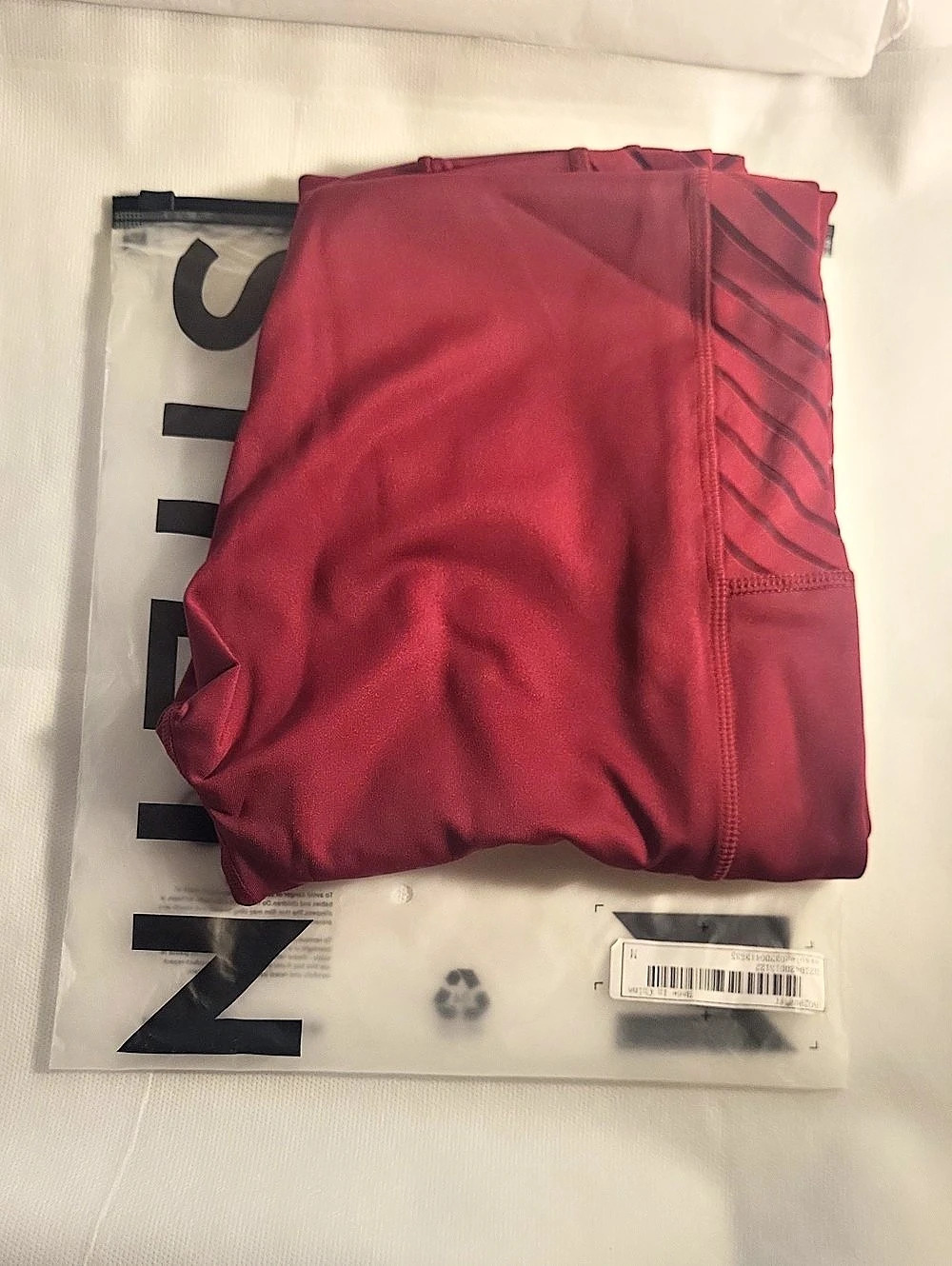 SHEIN Red Athletic Leggings